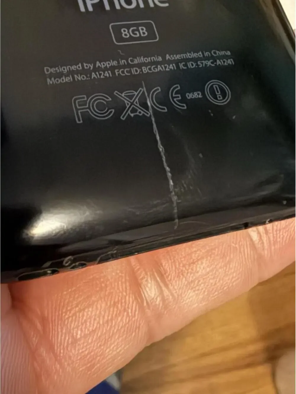 Apple iPhone - 8 GB - Black AT&T, Not Holding Charge Looks Good , Read Descrip